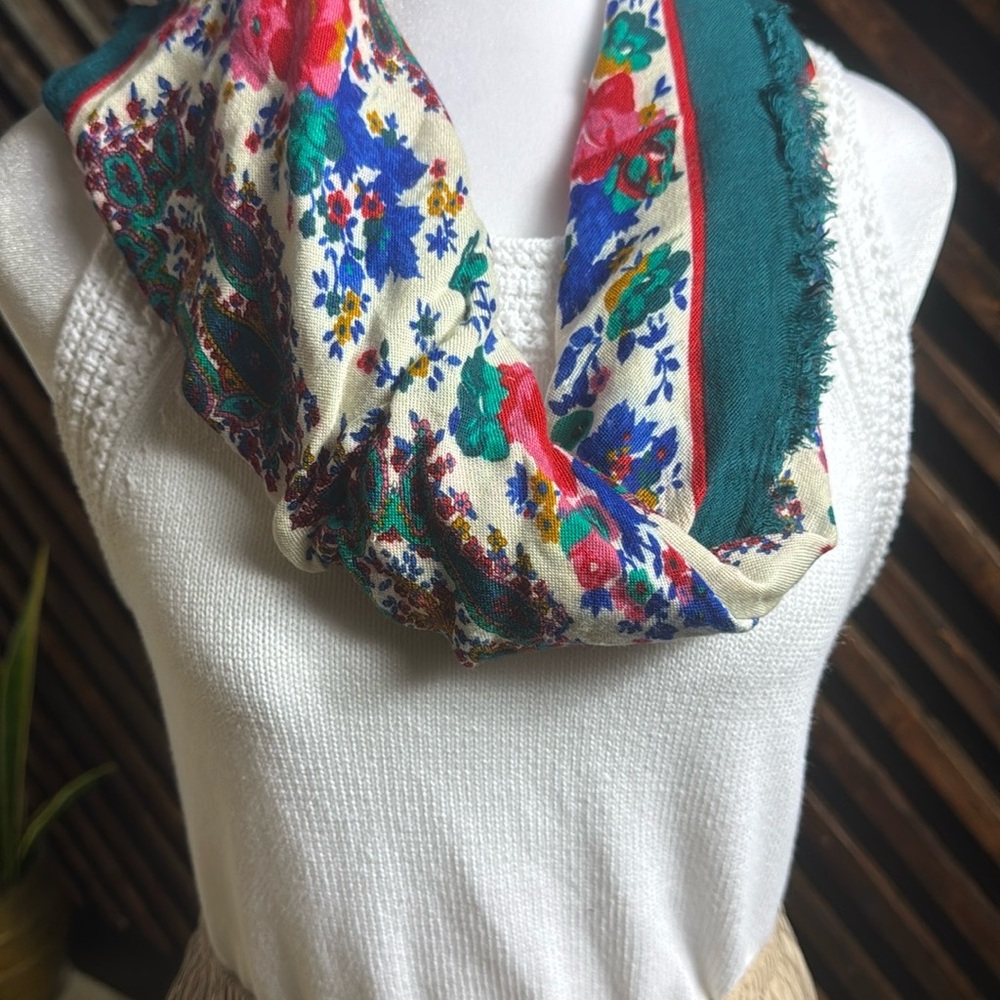 Floral Multicolor Scarf